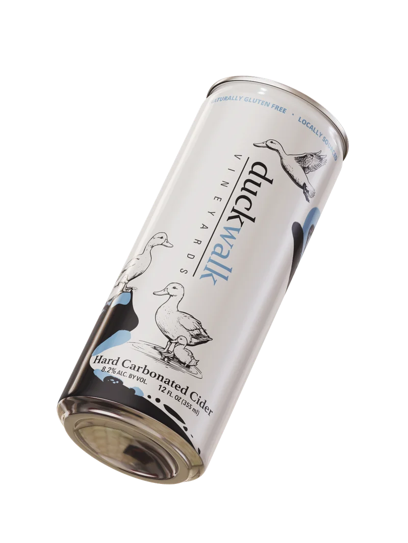 Duck Walk Hard Cider RTD Can Design by Raw Guild Studios
